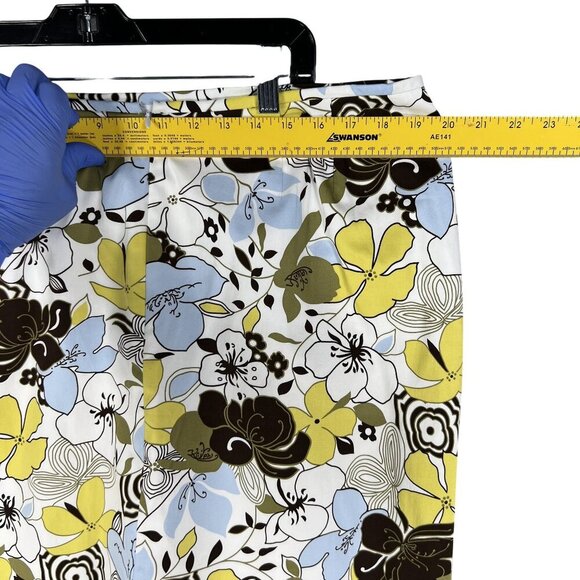 Tahari Arthur S Levine NWT18 Floral 2 Piece Set Short Sleeve Blazer Skirt Office - Picture 12 of 16